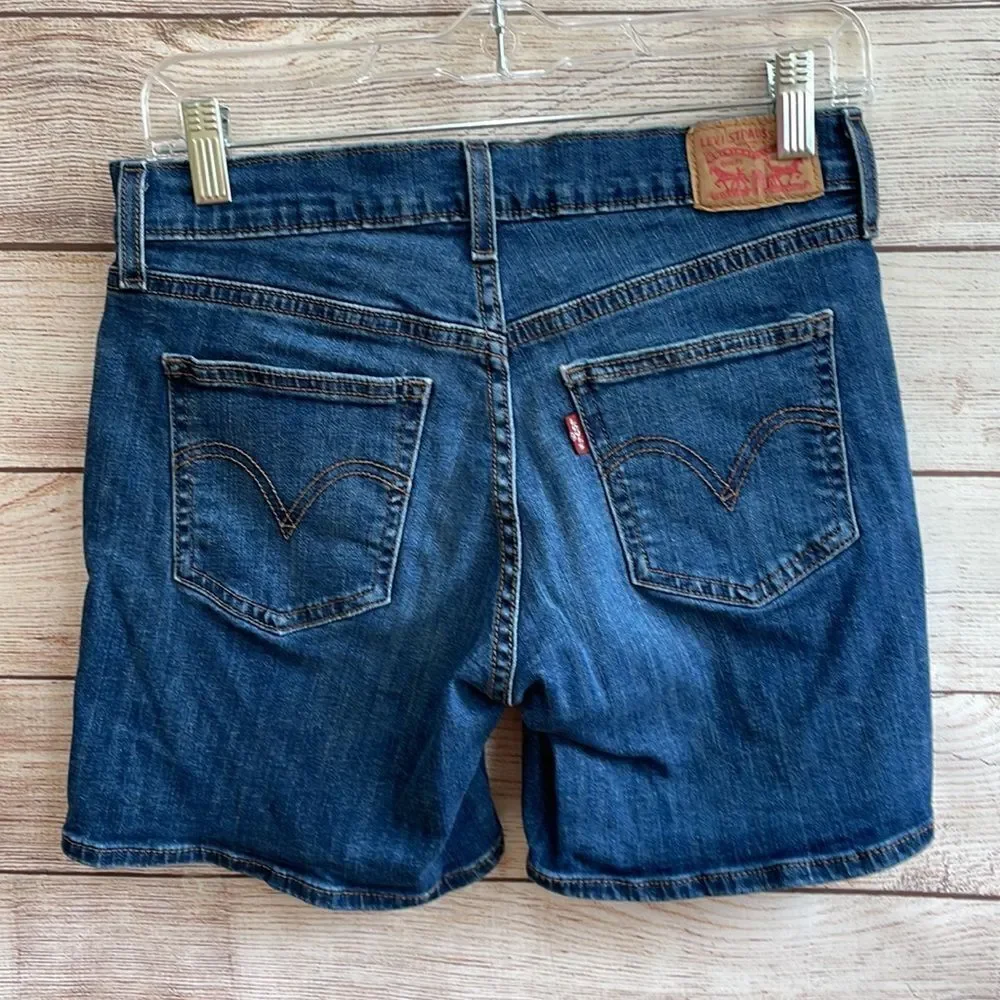 LEVI’S JEAN SHORTS‎ IN BLUE DENIM